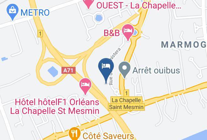 Loiret - Hotel Kyriad Direct Orleans Ouest Maps