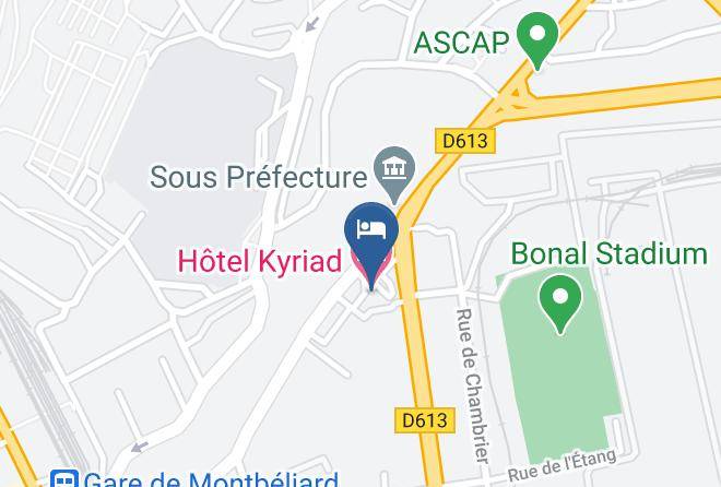 Doubs - Hotel Kyriad Maps