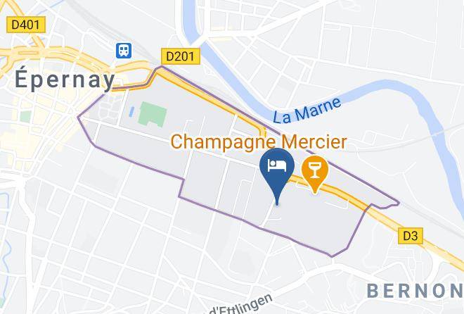 Marne - Hotel Kyriad Epernay Maps
