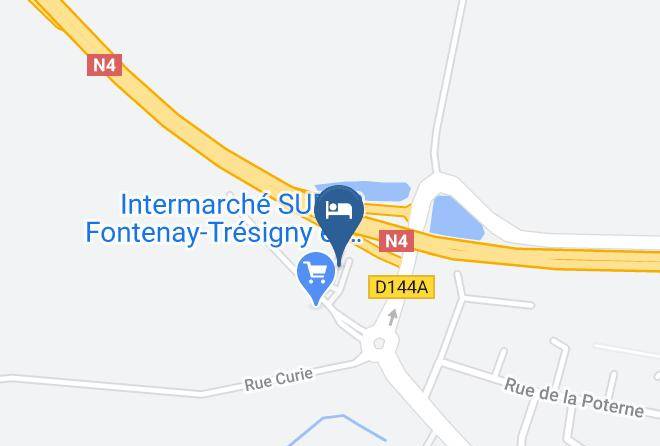 Seine Et Marne - Hotel Kyriad Fontenay Tresigny Maps
