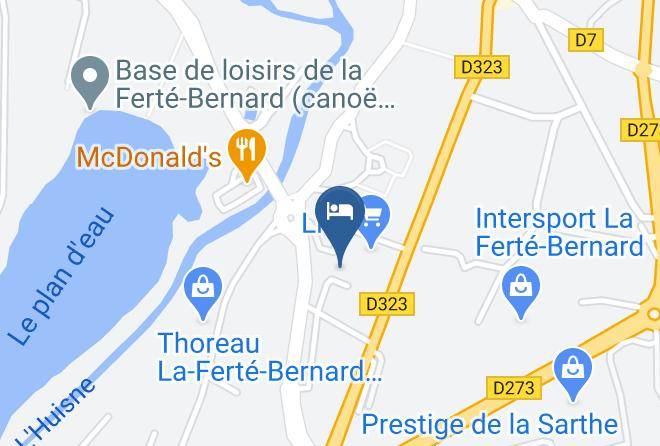 Sarthe - Brit Hotel La Ferte Bernard Maps