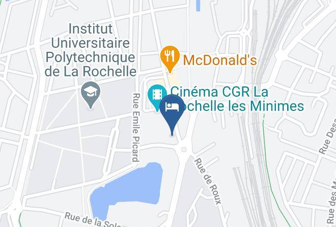 Charente Maritime - Hotel Kyriad La Rochelle Centre Les Minimes Maps