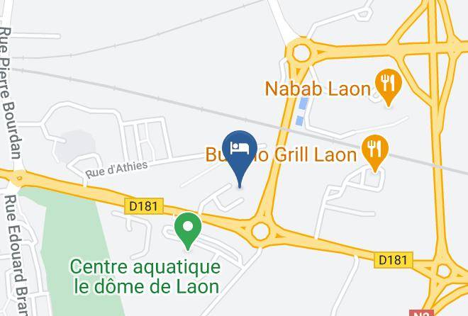 Aisne - Hotel Kyriad Laon Maps