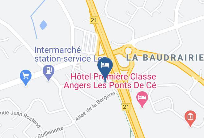 Maine Et Loire - Hotel Kyriad Les Ponts De Ce Maps