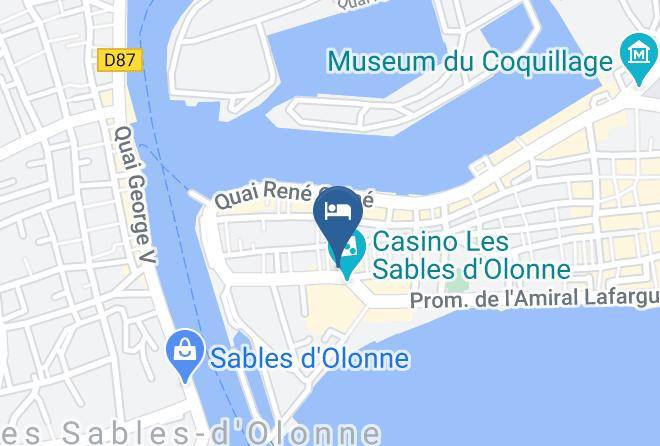 Vendee - Hotel Kyriad Les Sables D'olonne Plage Maps