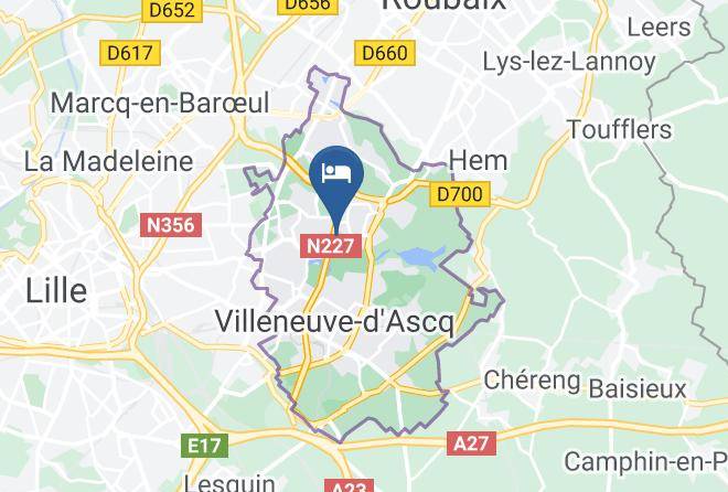 Nord - Hotel Kyriad Lille Villeneuve D'ascq Maps