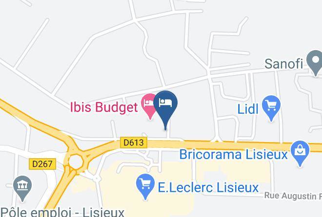 Calvados - Hotel Kyriad Lisieux Maps