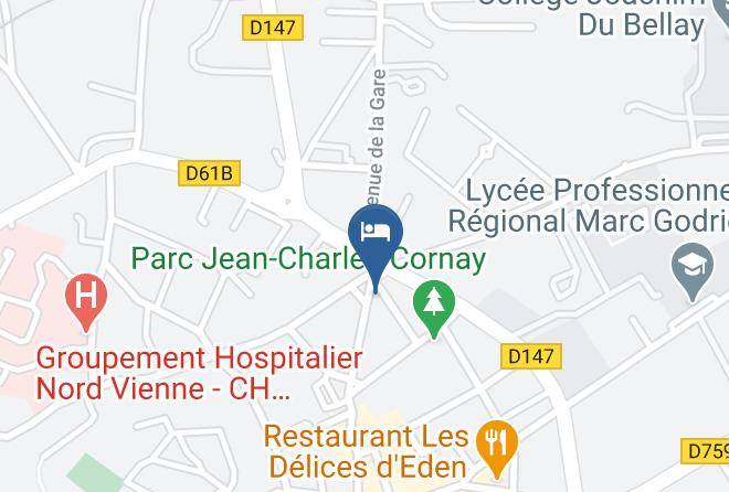 Vienne - Hotel Kyriad Loudun Le Renaudot Maps