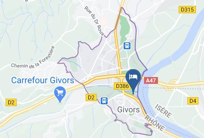 Rhone - Hotel Kyriad Lyon Givors Maps