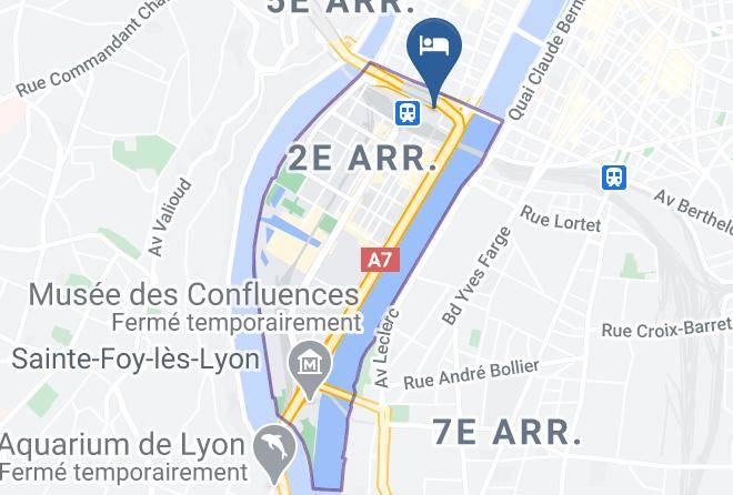 Rhone - Hotel Kyriad Lyon Perrache Maps