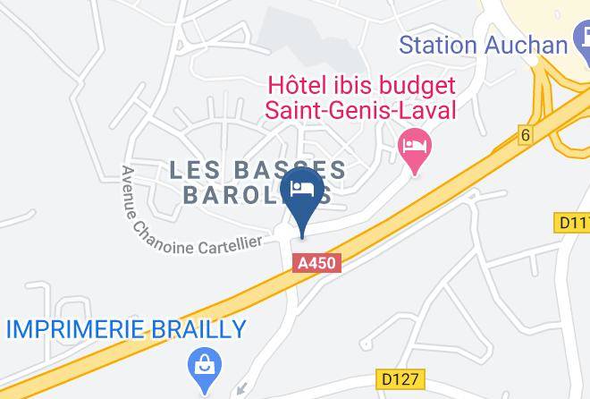 Rhone - Hotel Kyriad Lyon Sud Saint Genis Laval Maps