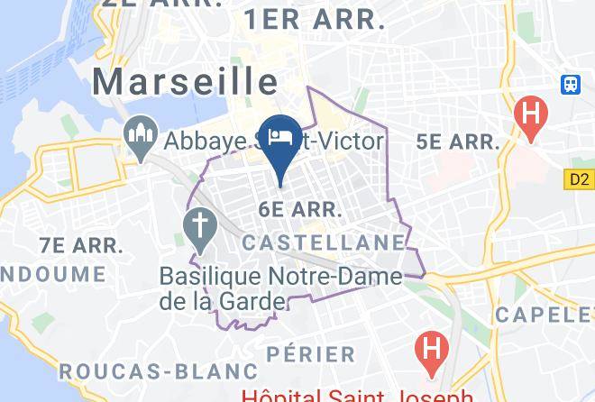 Bouches Du Rhone - Hotel Kyriad Marseille Prefecture Maps