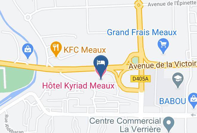Seine Et Marne - Hotel Kyriad Meaux Maps