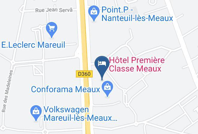 Seine Et Marne - Hotel Kyriad Meaux Sud Nanteuil Les Meaux Maps