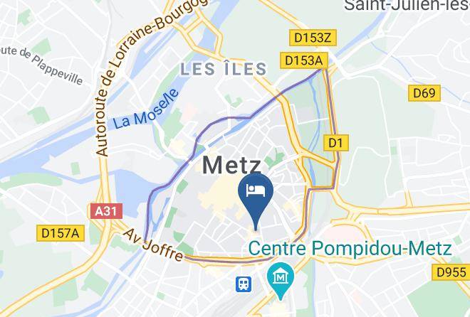Moselle - Hotel Kyriad Metz Centre Maps