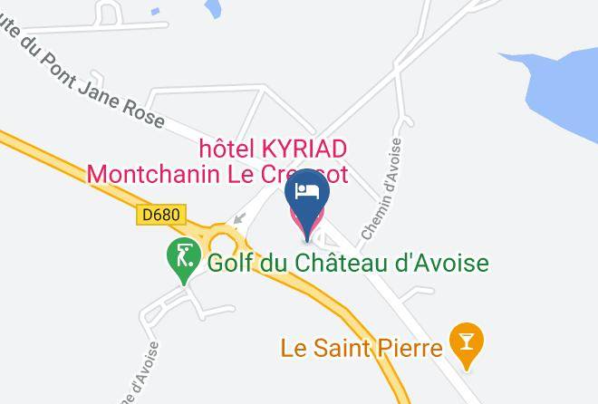 Saone Et Loire - Hotel Kyriad Montchanin Le Creusot Maps