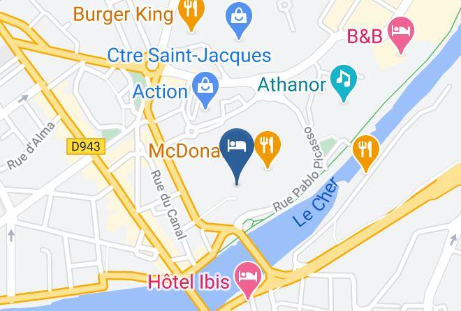 Comfort Hotel Montlucon Map