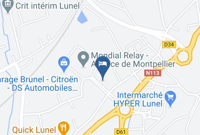 Herault - Hotel Kyriad Montpellier Est Lunel Maps