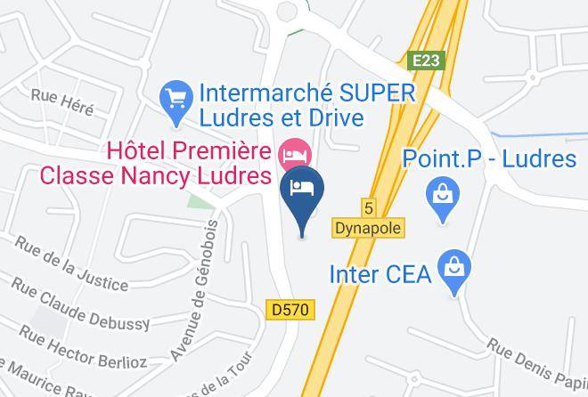 Meurthe Et Moselle - Hotel Kyriad Nancy Ludres Maps
