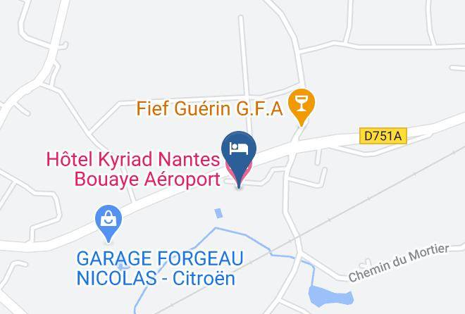 Loire Atlantique - Hotel Kyriad Nantes Bouaye Aeroport Maps