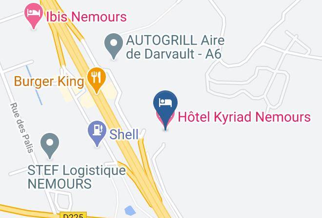 Seine Et Marne - Hotel Kyriad Nemours Maps