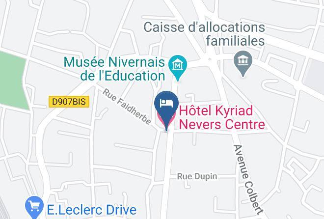 Nievre - Hotel Kyriad Nevers Centre Maps