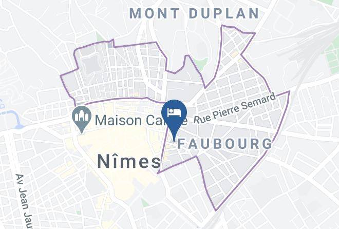 Gard - Hotel Kyriad Nimes Centre Maps