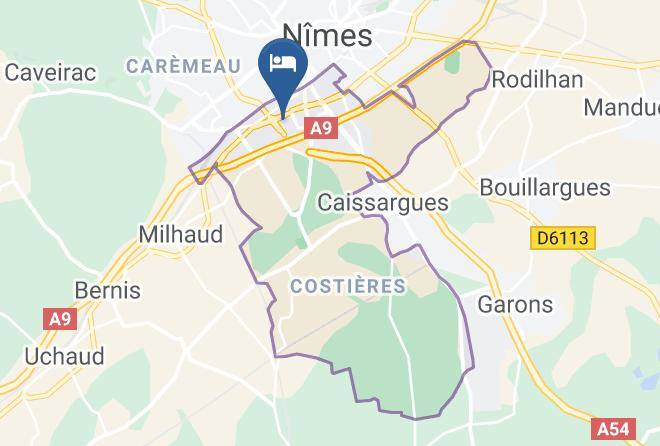 Gard - Hotel Kyriad Nimes Ouest Maps