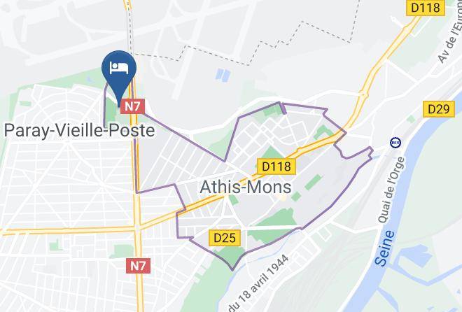 Essonne - Hotel Kyriad Orly Aeroport Athis Mons Maps