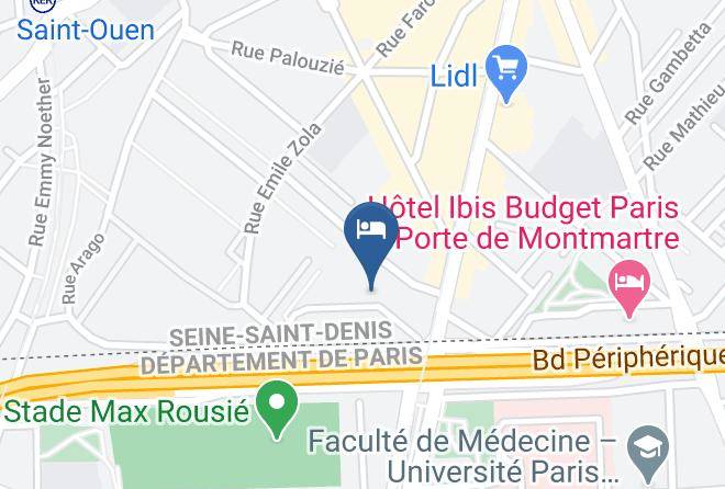 Seine St Denis - Hotel Kyriad Paris Nord Porte De Saint Ouen Maps