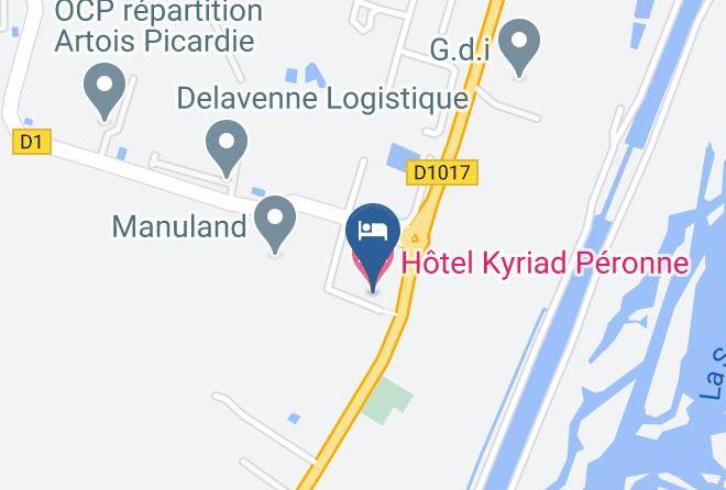 Somme - Hotel Kyriad Peronne Maps