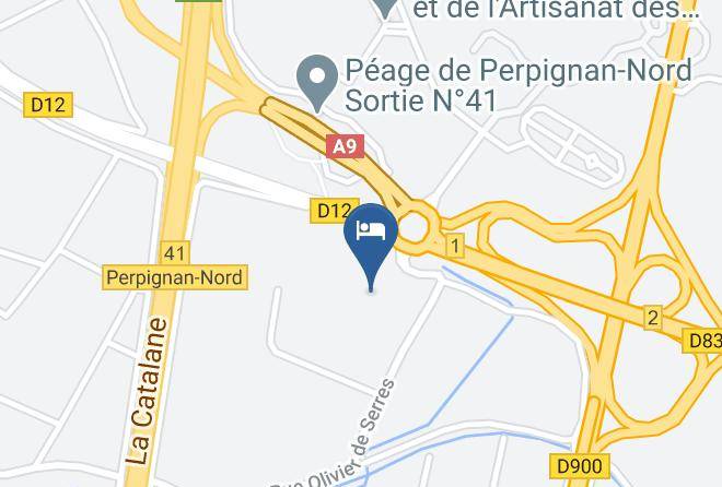 Pyrenees Orientales - Hotel Kyriad Perpignan Nord Maps