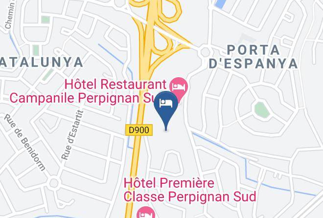 Pyrenees Orientales - Hotel Kyriad Perpignan Sud Maps