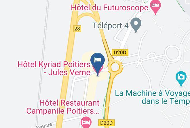 Vienne - Hotel Kyriad Poitiers Jules Verne Maps