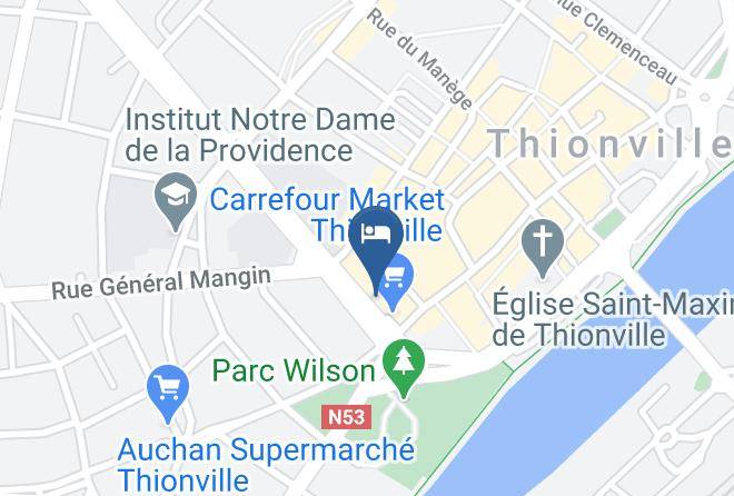Moselle - Hotel Kyriad Prestige Thionville Maps