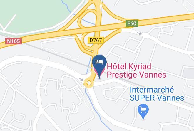 Morbihan - Hotel Kyriad Prestige Vannes Maps