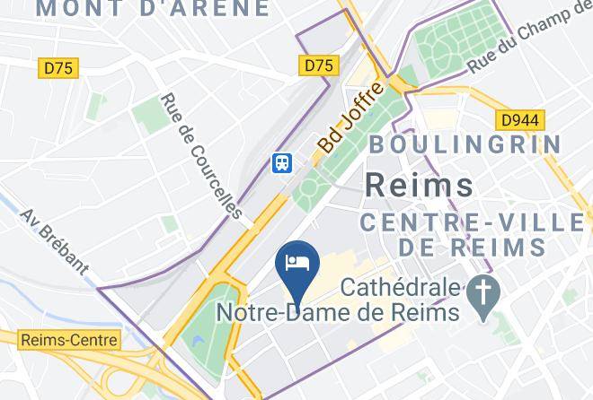 Marne - Hotel Kyriad Reims Centre Maps