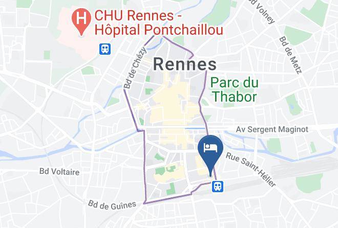 Ille Et Vilaine - Hotel Kyriad Rennes Centre Maps