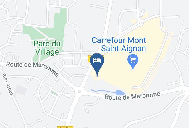 Seine Maritime - Hotel Kyriad Rouen Mont Saint Aignan Maps