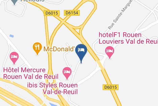 Eure - Hotel Kyriad Rouen Sud Val De Reuil Maps