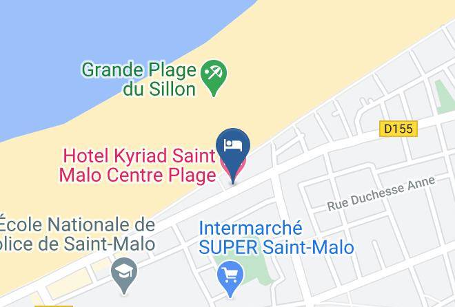 Ille Et Vilaine - Hotel Kyriad Saint Malo Centre Plage Maps