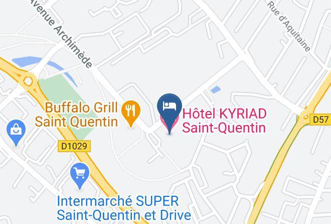Aisne - Hotel Kyriad Saint Quentin Maps