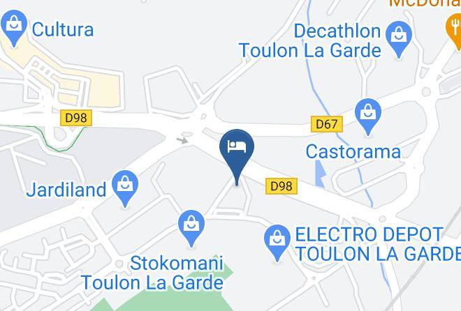Var - Hotel Kyriad Toulon La Garde Maps