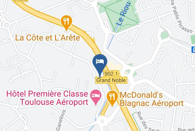 Haute Garonne - Hotel Kyriad Toulouse Aeroport Maps