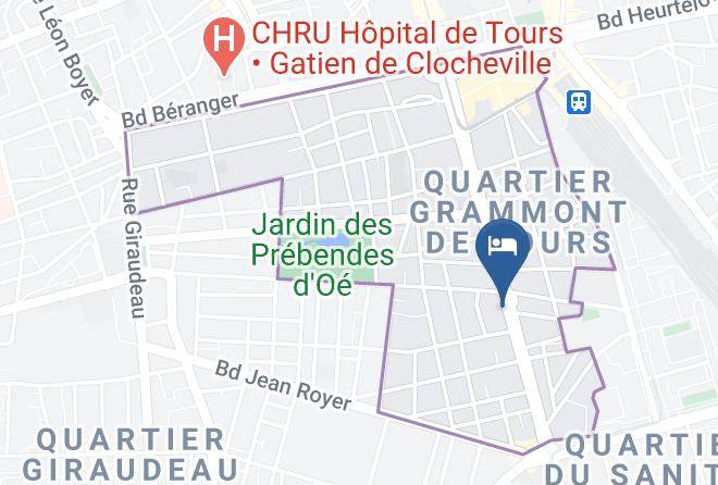 Indre Et Loire - Hotel Kyriad Tours Centre Maps