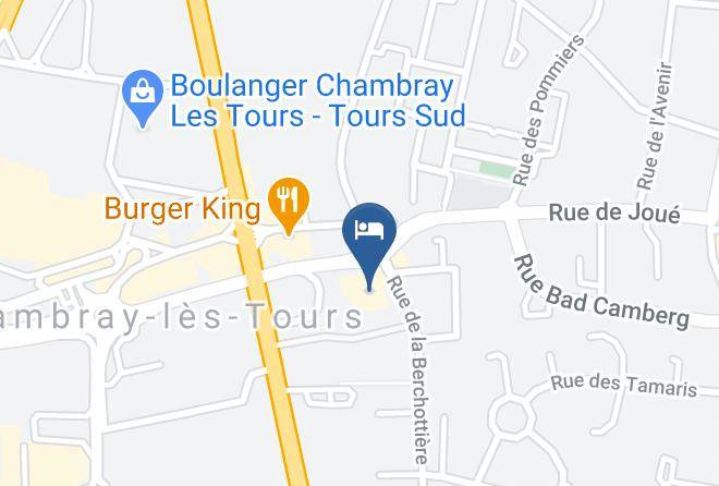 Indre Et Loire - Kyriad Tours Sud Chambray Les Tours Maps
