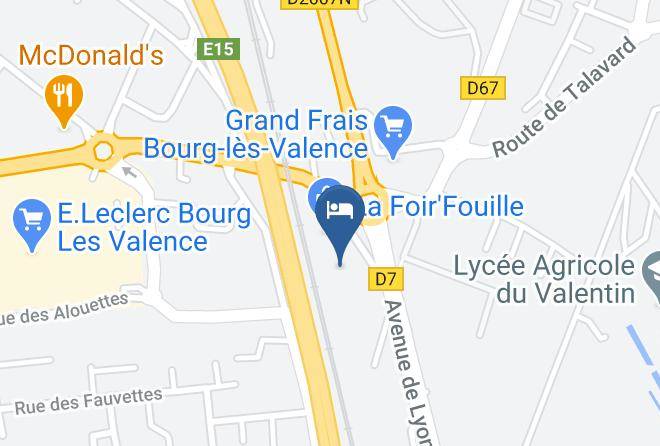 Drome - Hotel Kyriad Valence Nord Maps