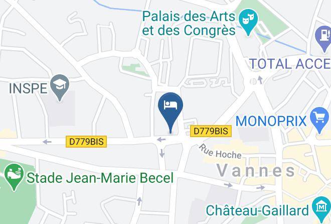 Morbihan - Hotel Kyriad Vannes Centre Ville Maps