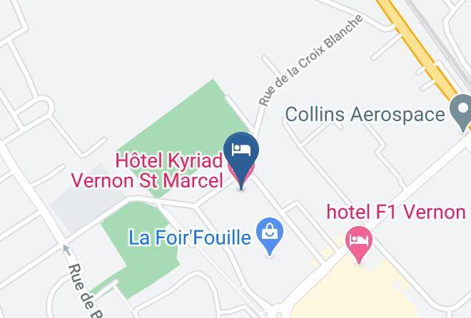 Eure - Hotel Kyriad Vernon St Marcel Maps