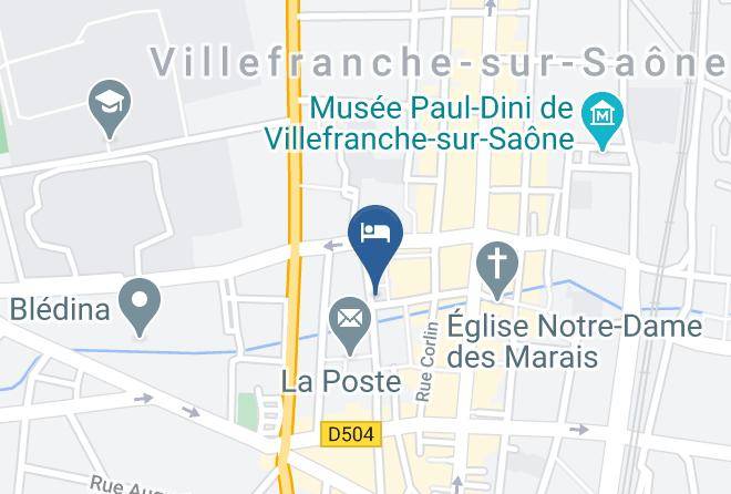 Rhone - Hotel Kyriad Villefranche Sur Saone Maps